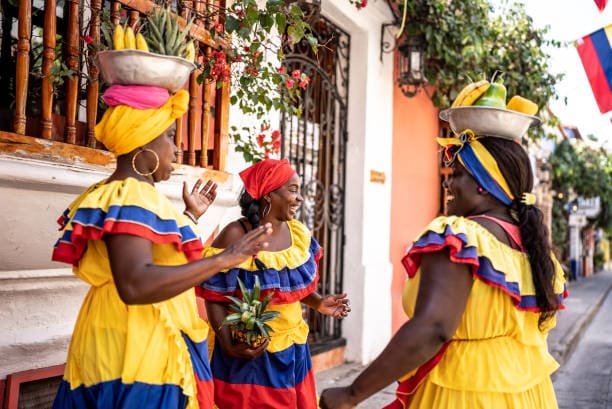 femmes colombiennes paysage